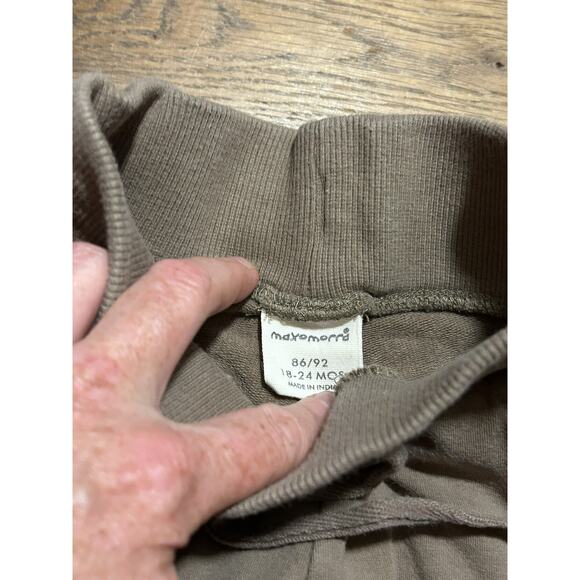Maxomorra Brown Pants size 86 92 - Picture 3 of 4